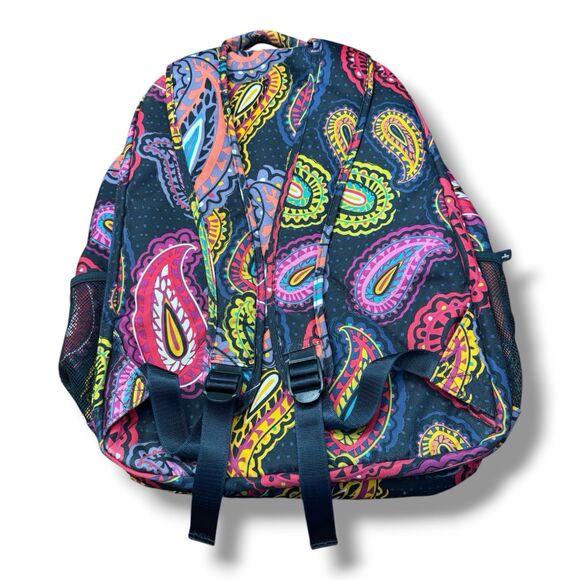 Vera Bradley Lighten Up Essential Backpack in Twilight Paisley Pattern School main image 16